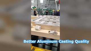 Hot top casting table for aluminum billet casting