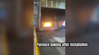 Furnace baking after installation