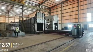 Homogenizing furnace running video